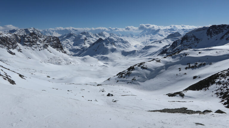 Abfahrt ins Val d'Agnel