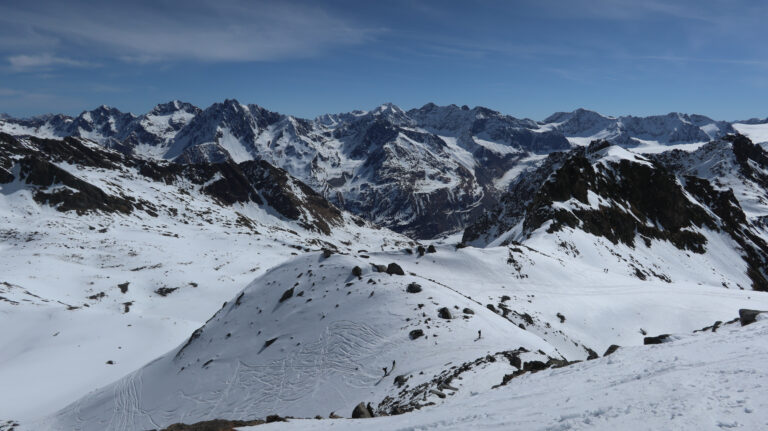 Blick auf den Übergang Krummgampental-Riffeltal