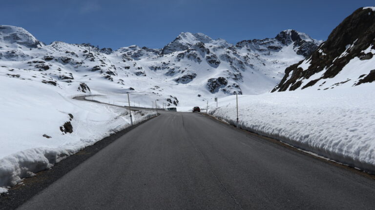 Rückweg auf der Kaunertaler Gletscherstrasse
