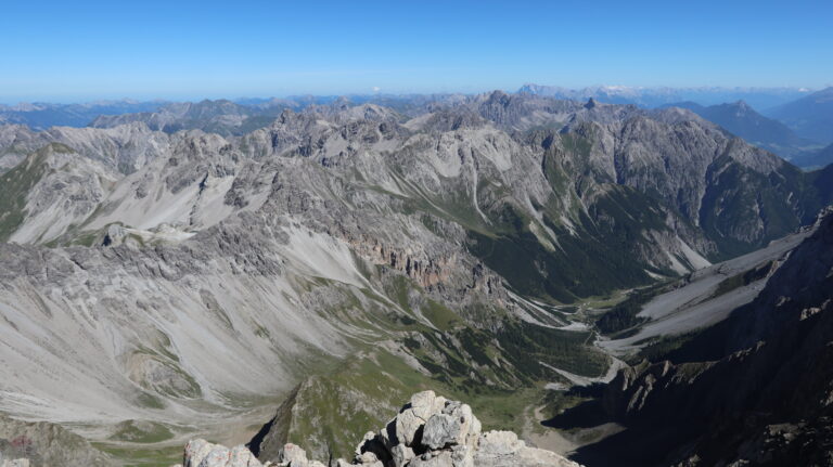 Fernsicht bis zur Zugspitze