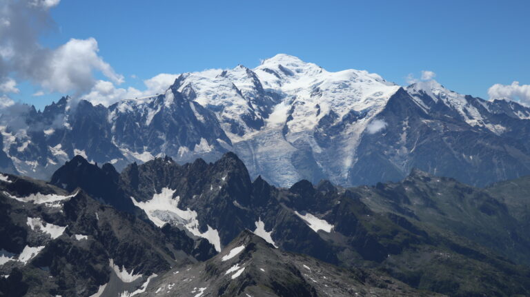 Gipfelblick zum Mont Blanc