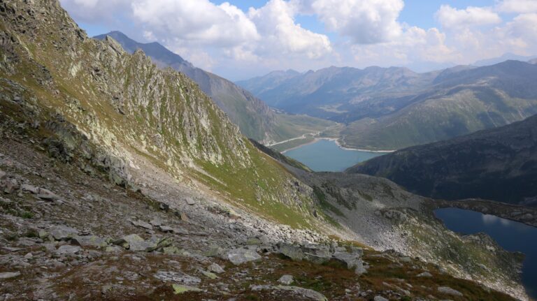 Blick auf die Hangquerung