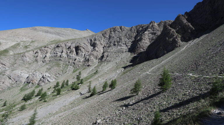 Querung unter dem Trou de l'Aigle