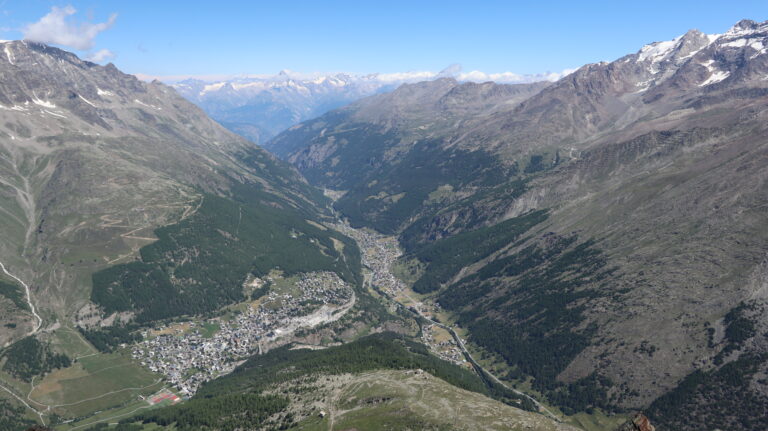 Blick ins Saastal