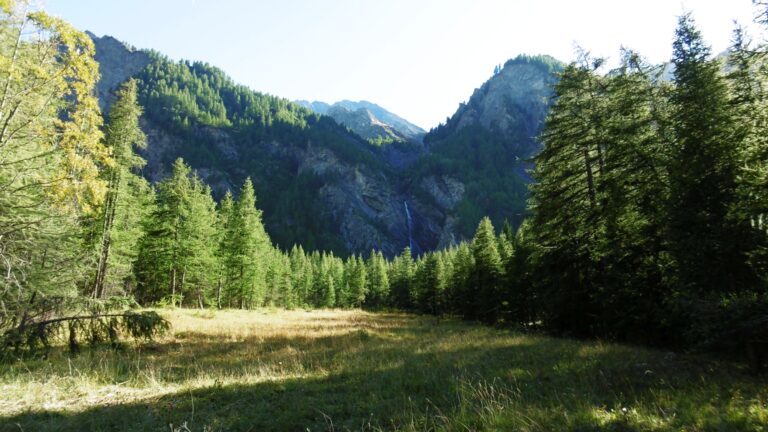Wasserfall im Valle Argentera