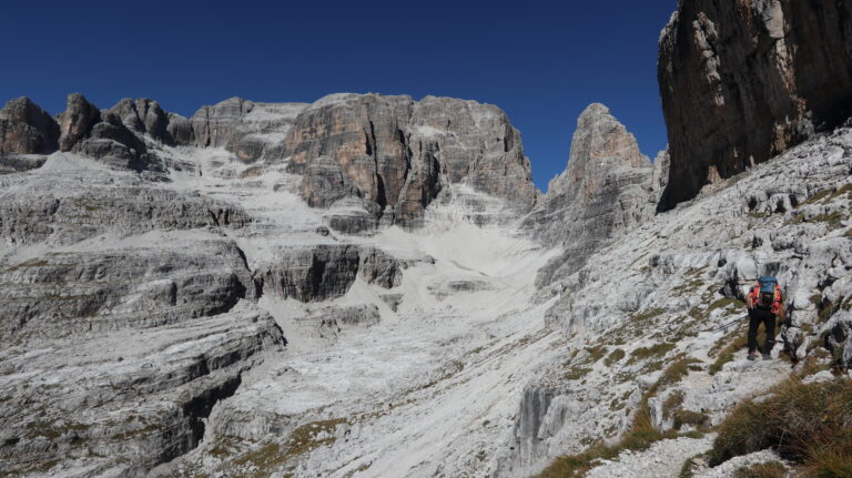 Weg Richtung Sella della Tosa