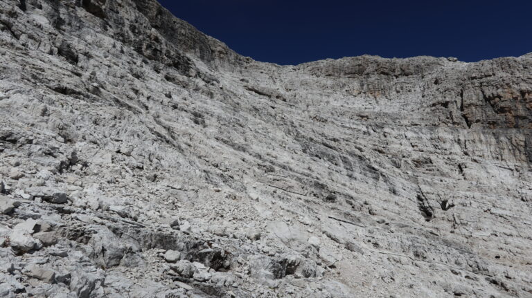 Sieht hier steiler aus, als es ist.