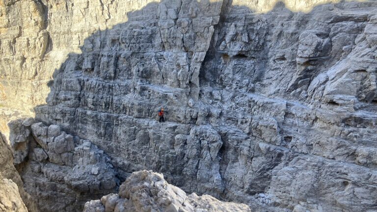 Blick auf die Querung von gegenüber