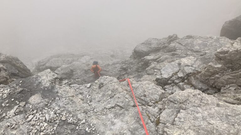 Die Wolke hat uns eingeholt.