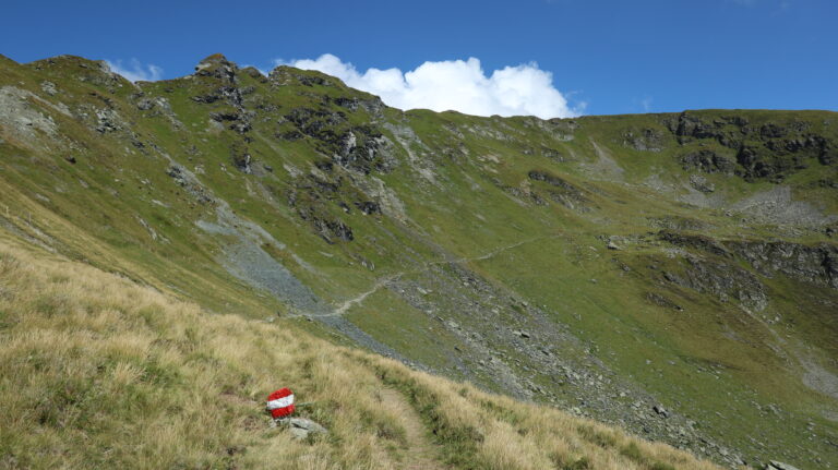Querung des Kessels zur Sintersbachscharte