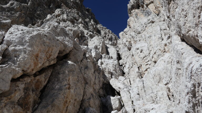 Steile IIer Kletterei