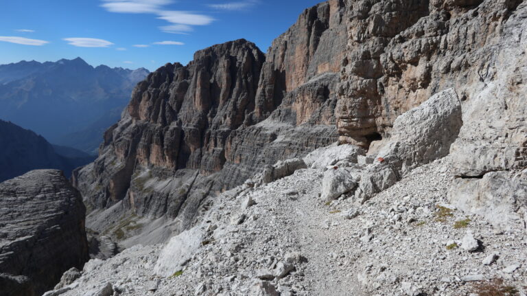 Abstieg vom Spallone dei Massodi