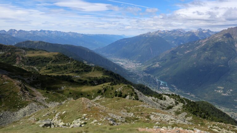 Tiefblick ins Valtellina