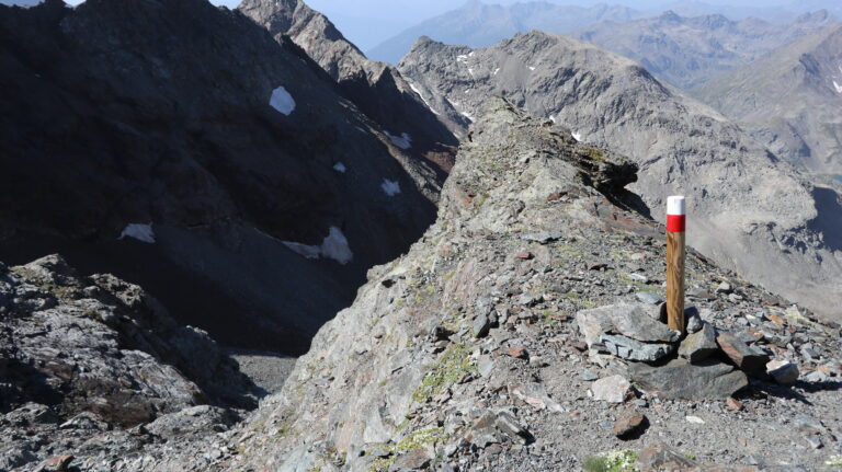 Ausstieg aus dem Couloir