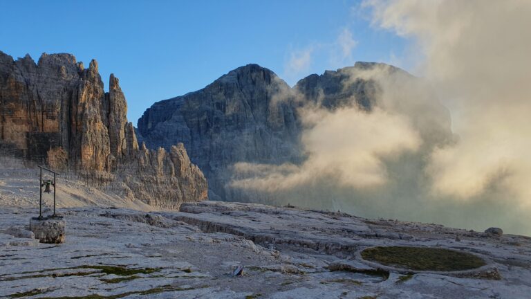 Abendstimmung am Rifugio Alimonta