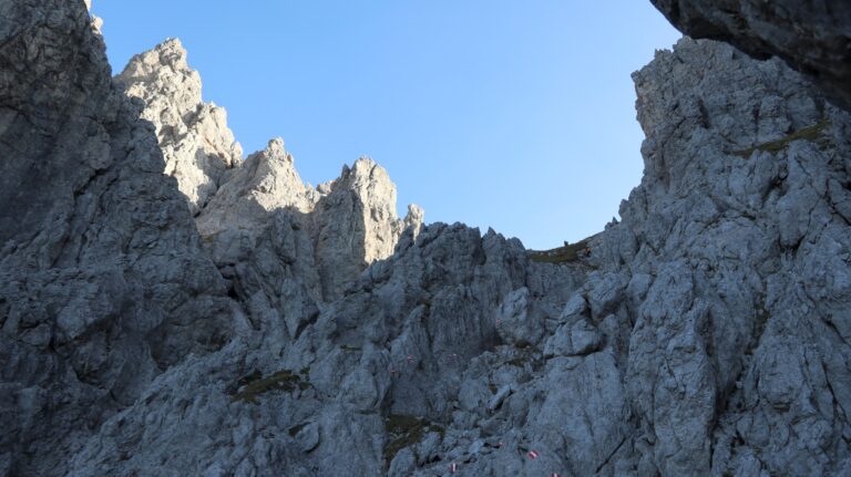 Erste Kraxelei zur Hohen Scharte