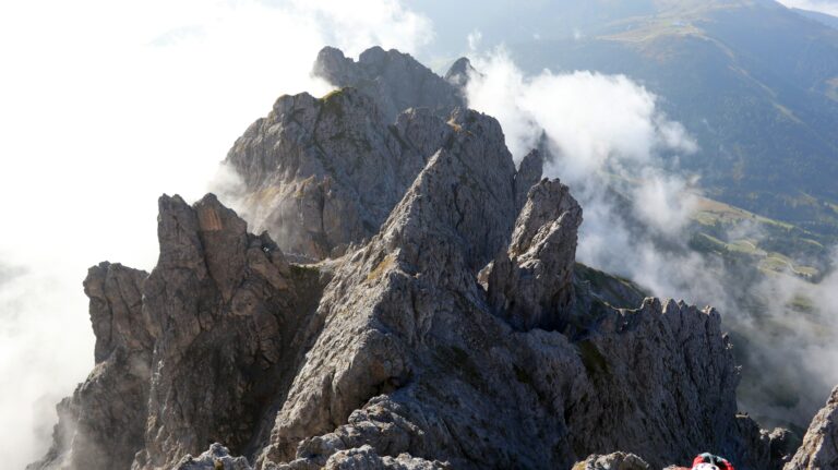 Blick zurück zur Hohen Scharte