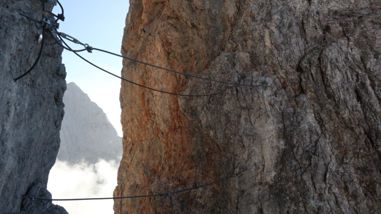 Kranabettersteg. Keine Sorge, man hat nur wenige Meter Luft unter dem Seil ;-)