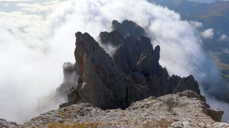Gehpassage zwischen Lehnertraverse und Almhäuslblick