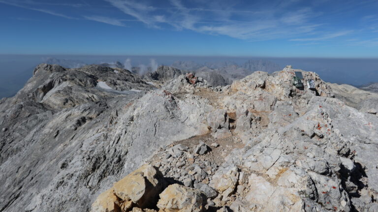 Auf dem Hohen Kopf endet der Königsjodler-Klettersteig.