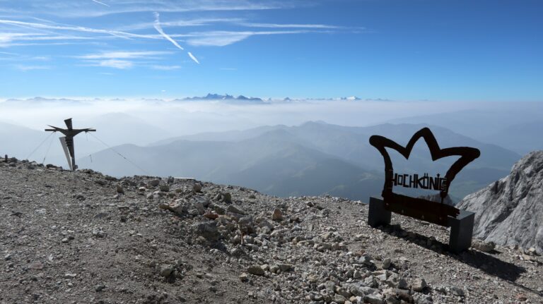 Blick von König zu König