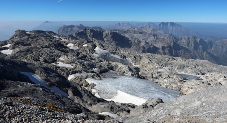 Die Reste der Übergossenen Alm :(